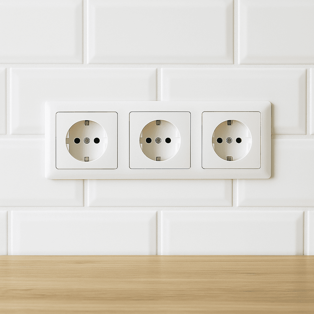 Proper number and placement of power outlets